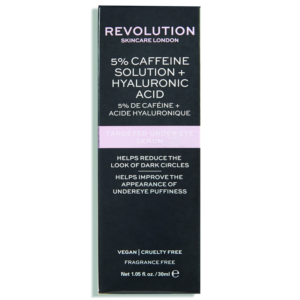 Revolution Skincare Targeted Under Eye Serum - 5% Caffeine Solution + Hyaluronic Acid