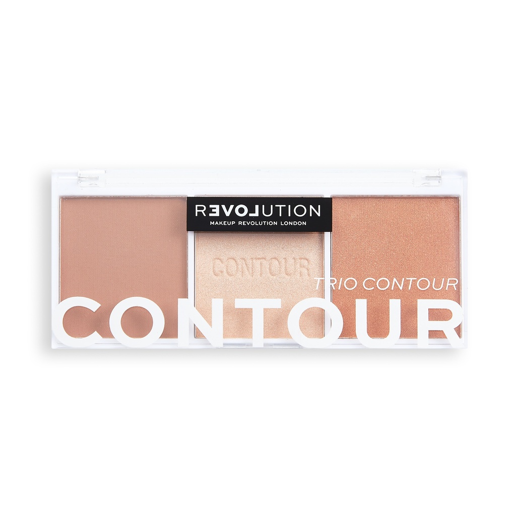 Revolution Relove Colour Play Contour Trio Palette Baked Sugar