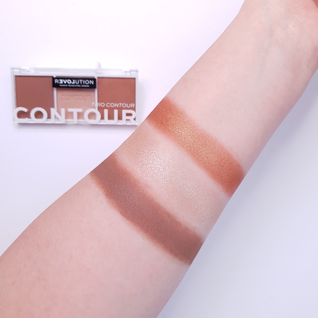 Revolution Relove Colour Play Contour Trio Palette Baked Sugar