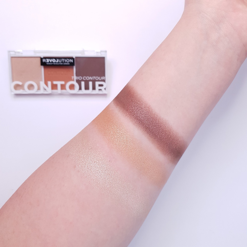 Revolution Relove Colour Play Contour Trio Palette Bronze Sugar