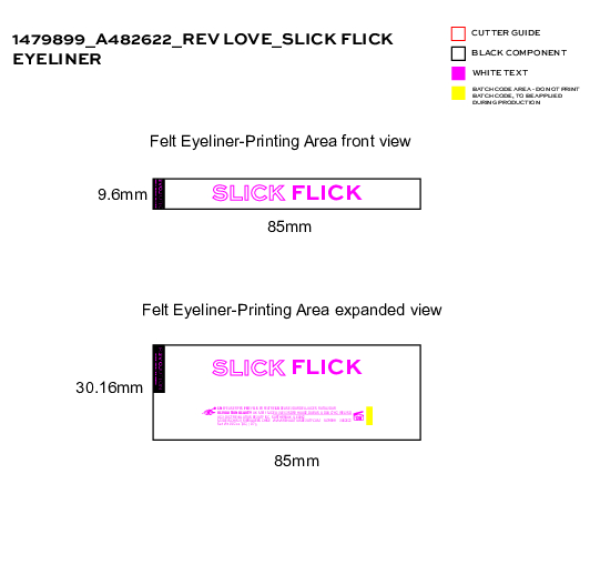 Revolution Relove Slick Flick Eyeliner Black