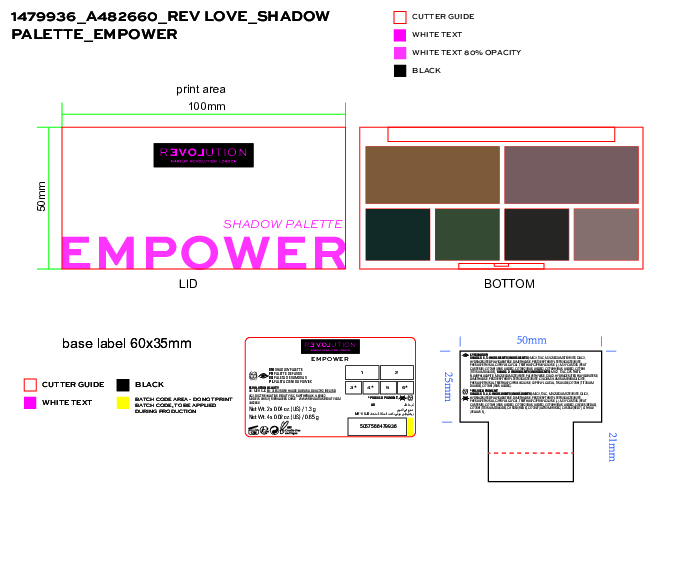 Revolution Relove Colour Play Empower Shadow Palette