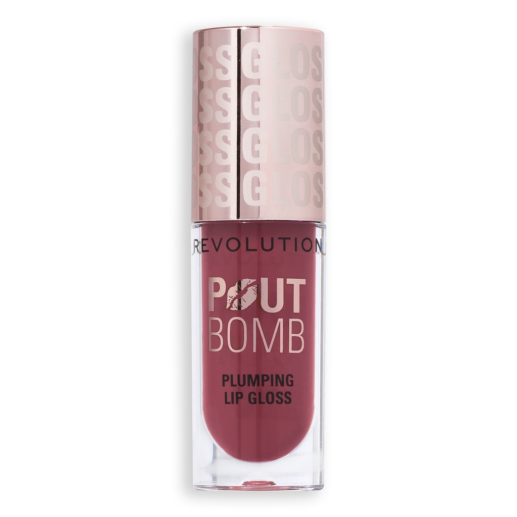 Revolution Pout Bomb Plumping Gloss Wild Mauve Pink