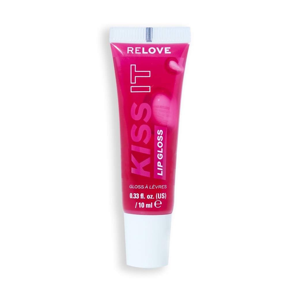 Revolution Relove Kiss It Lip Gloss Raspberry Pink