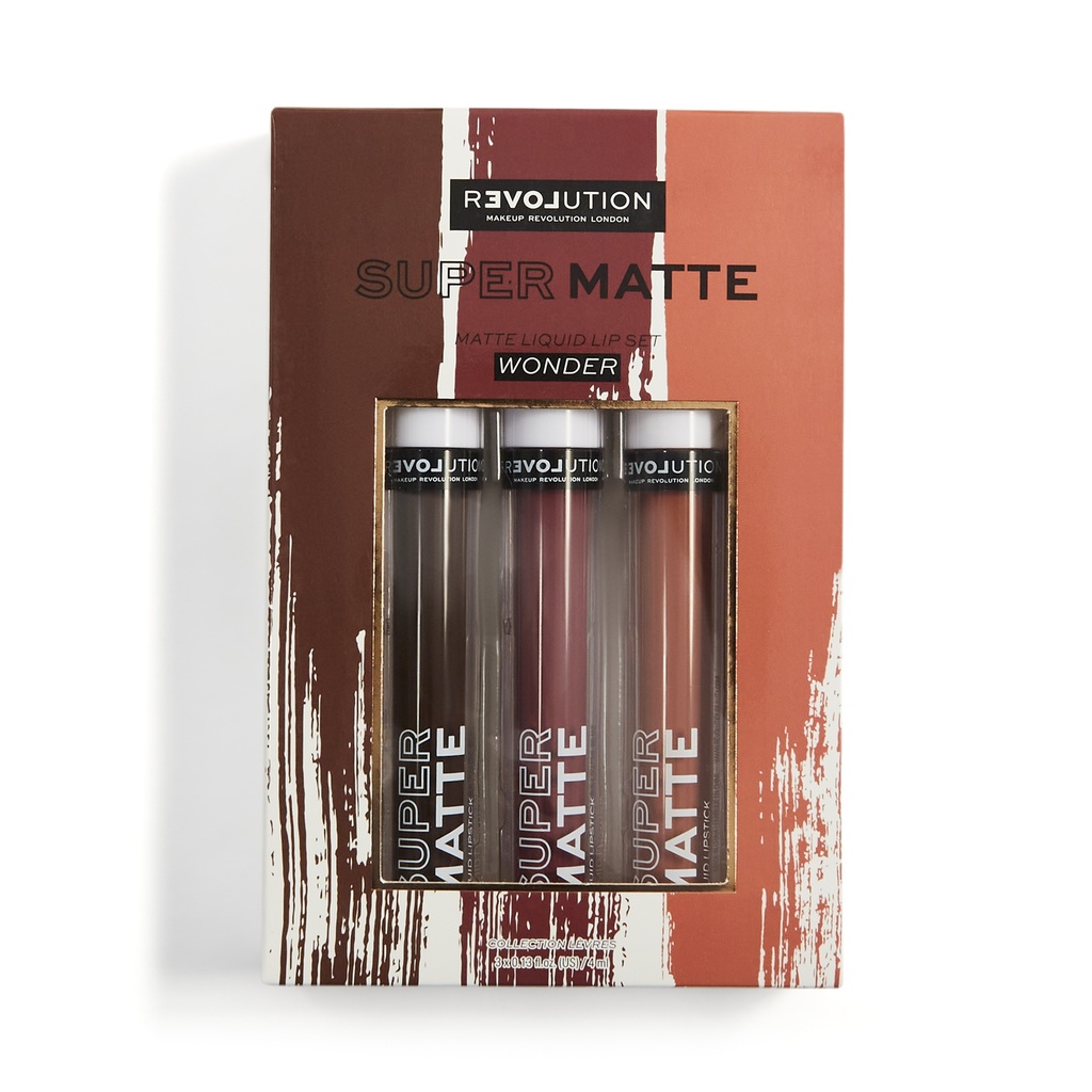 Revolution Relove Supermatte Liquid Lip Set Wonder