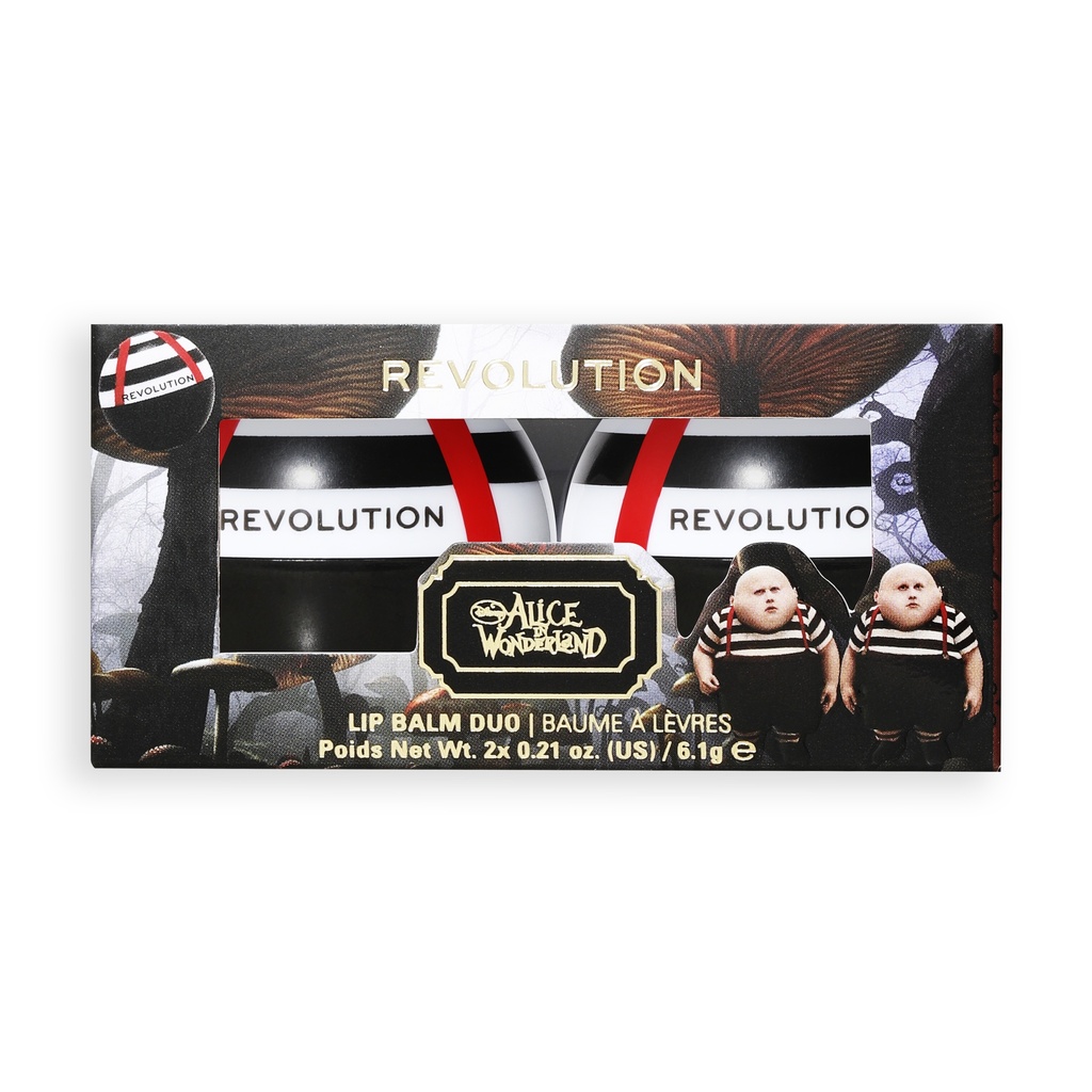 Disney's Alice in Wonderland & Revolution Fat Boys Lip Balms