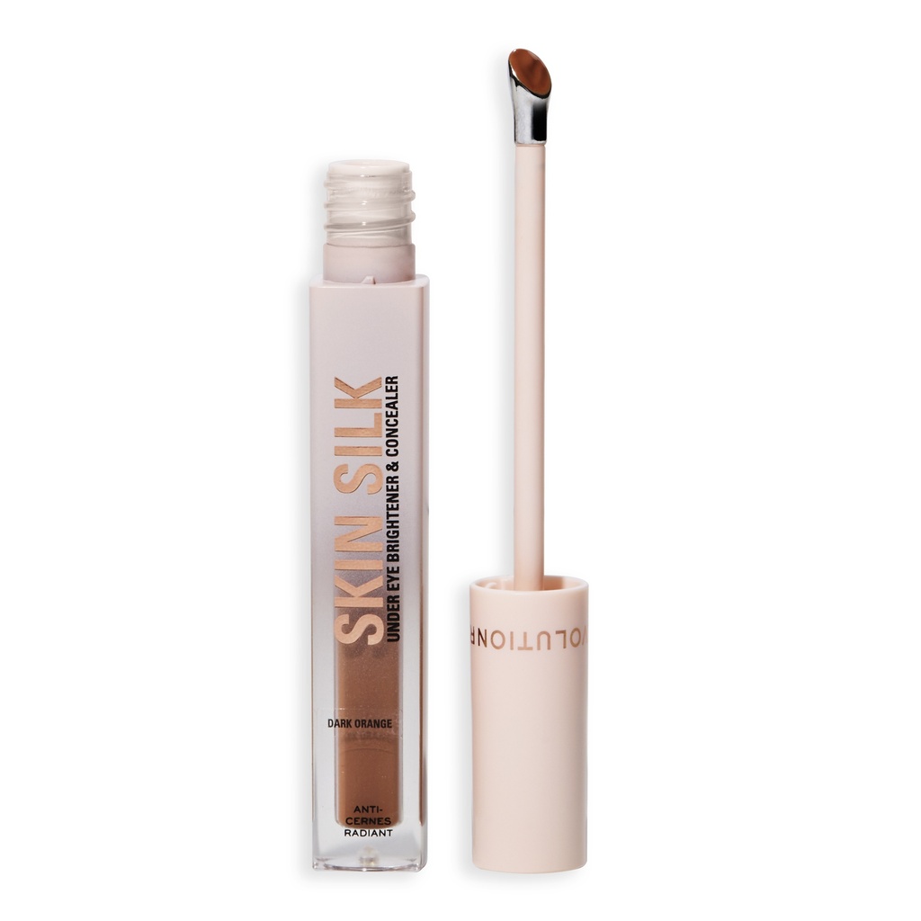 Revolution Skin Silk Serum Under Eye Brightener & Concealer Dark Orange