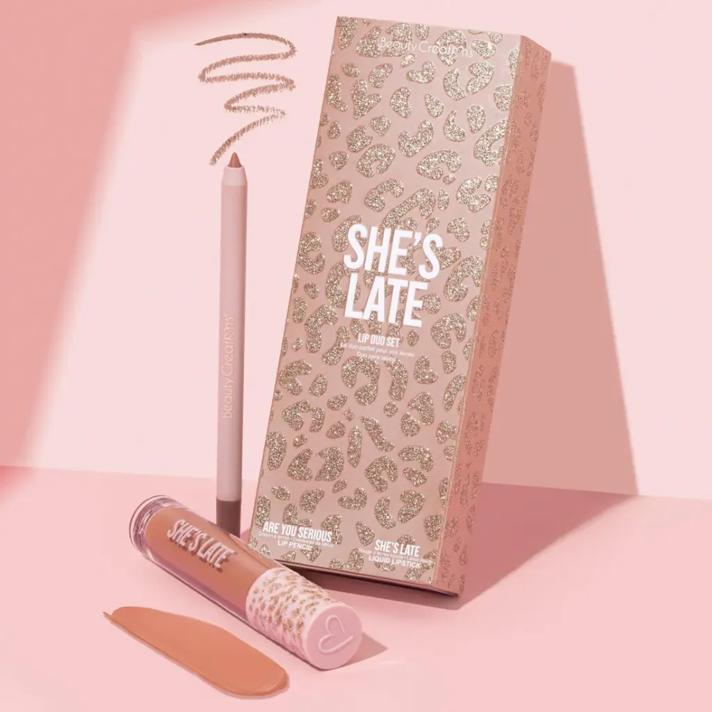Beauty Creations Lip Duo Set - She'S Late