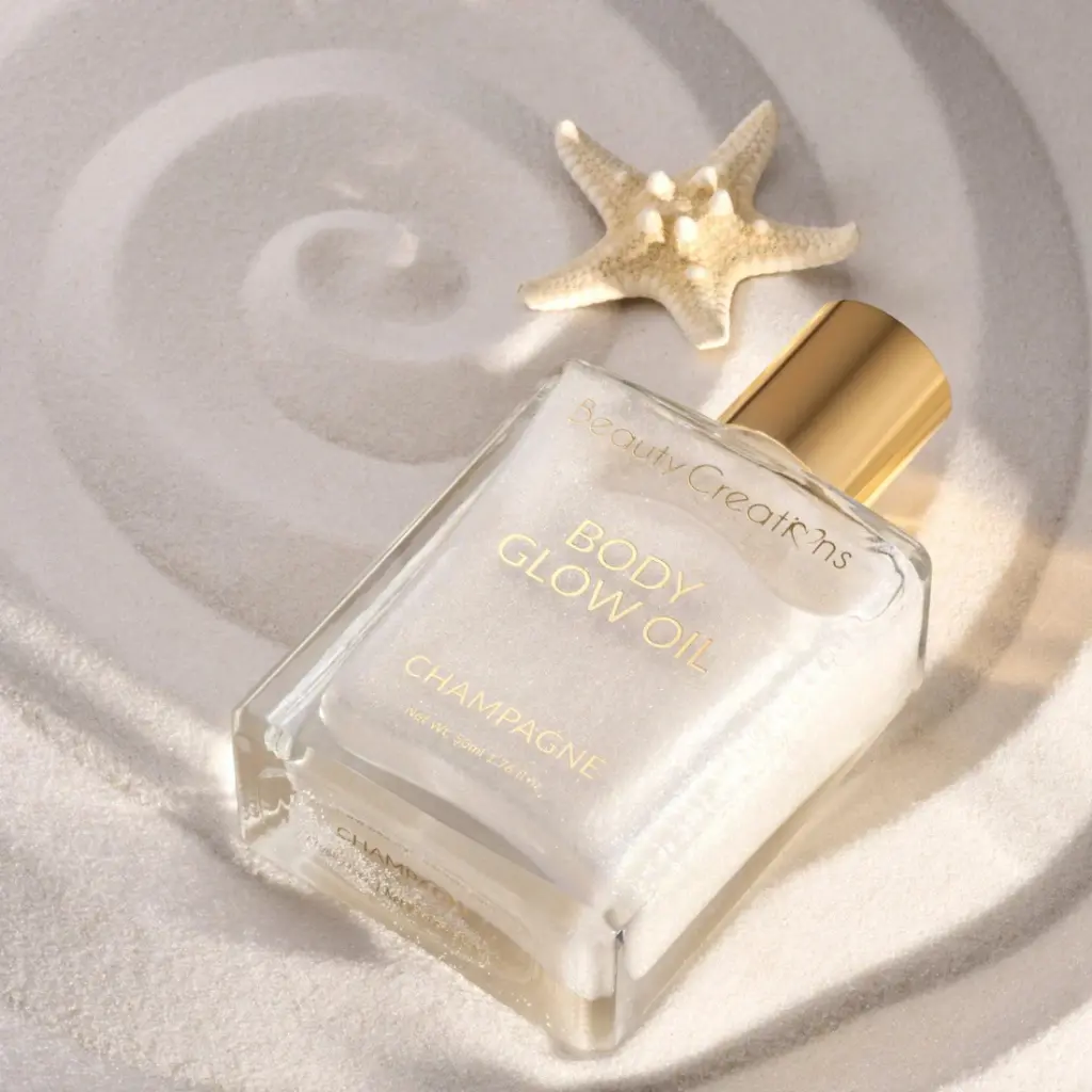 Beauty Creations Body Glow Oil - Champagne 