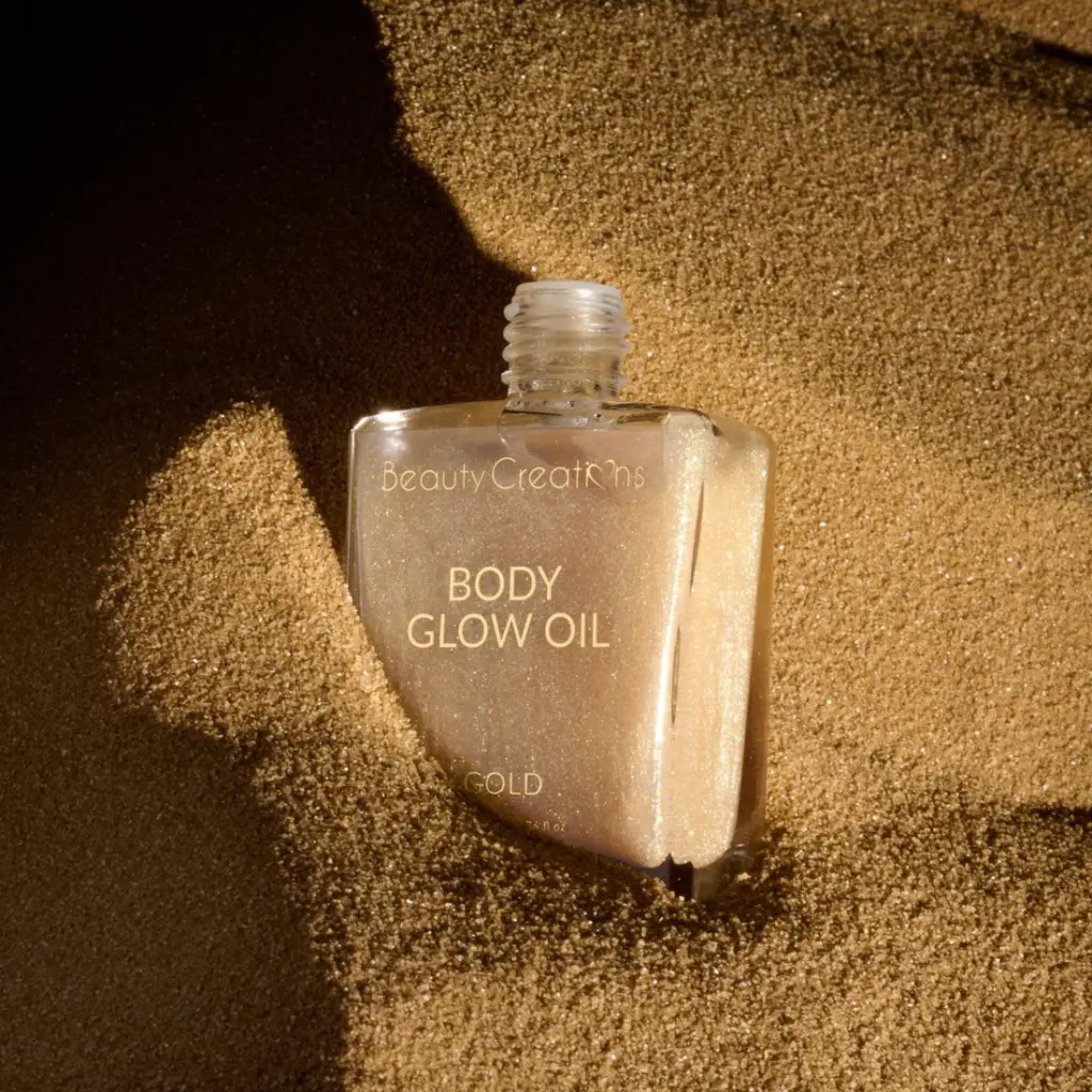 Beauty Creations Body Glow Oil  - Gold