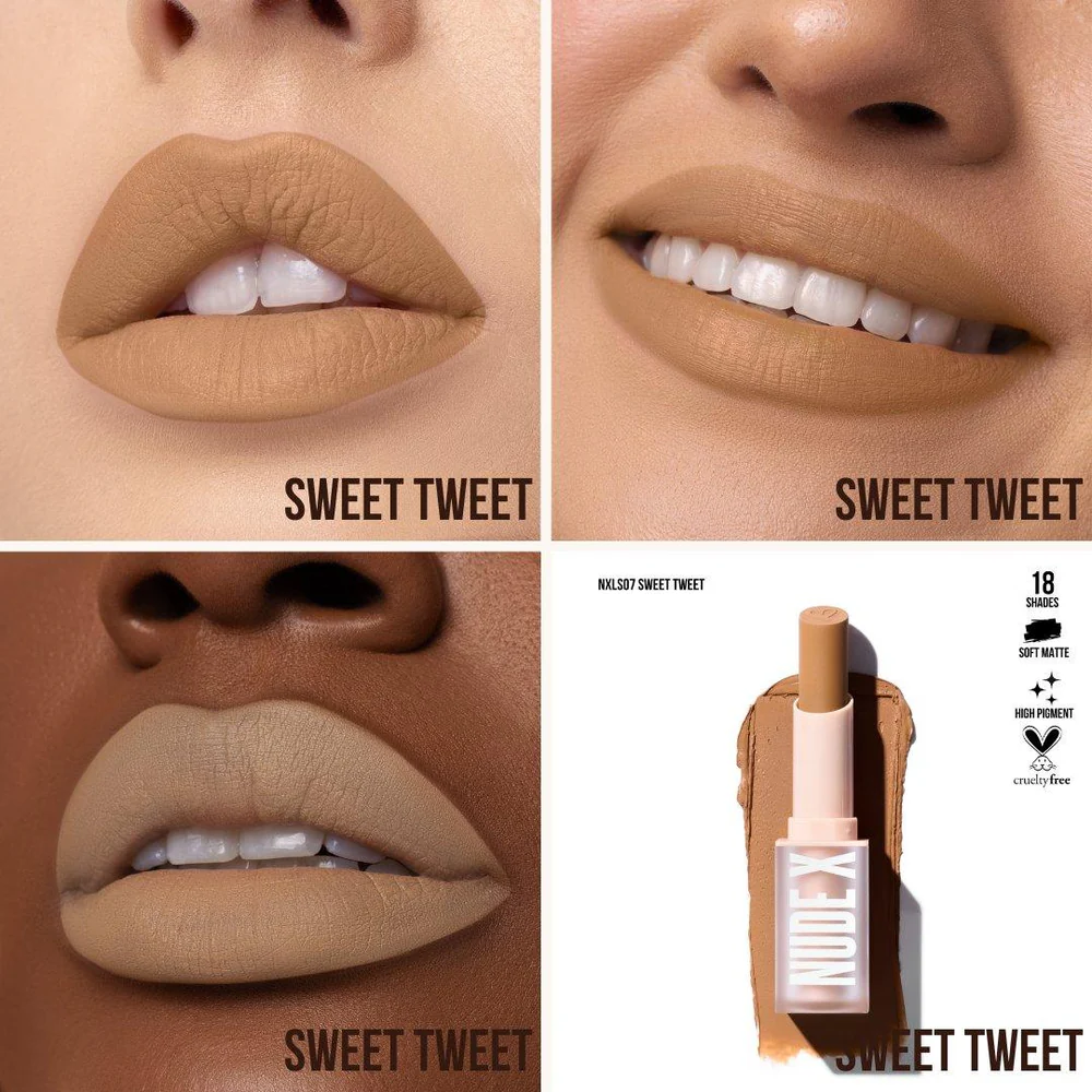Beauty Creations Nude X Matte Lipstick - Sweet Tweet