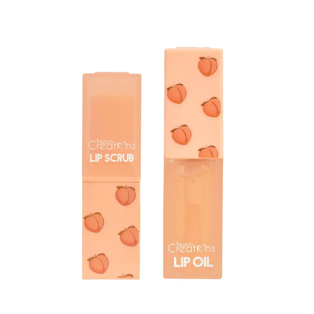 Beauty Creations Lip Oil & Lip Scrubs Duo-Peach