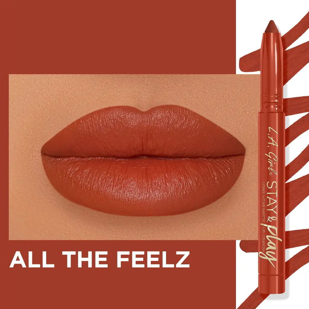 L.A. Girl Stay & Play Matte Lip Crayon All the Feelz