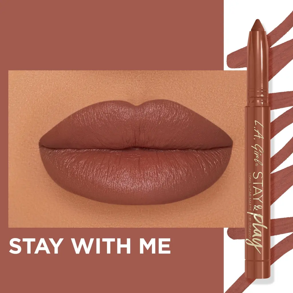L.A. Girl Stay & Play Matte Lip Crayon Stay with me