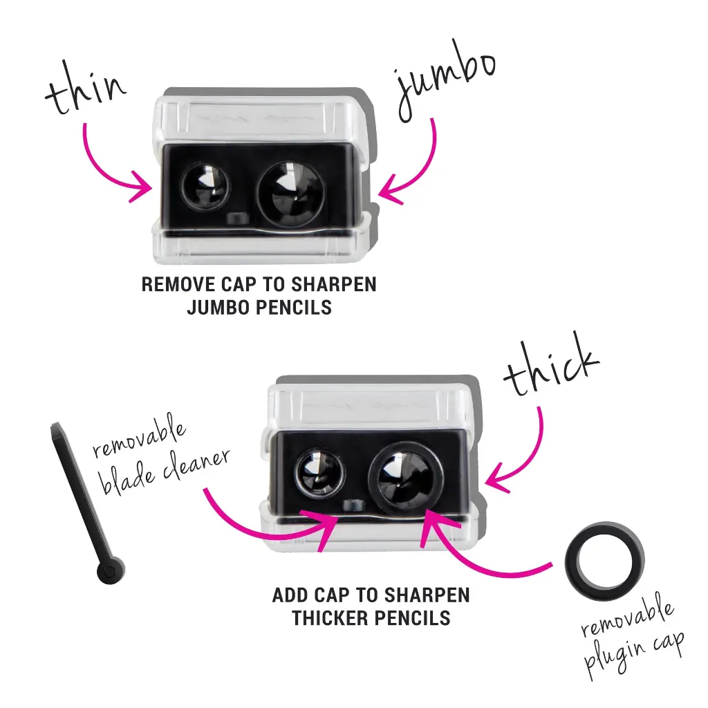 L.A. Girl 3-Way Pencil Sharpener 