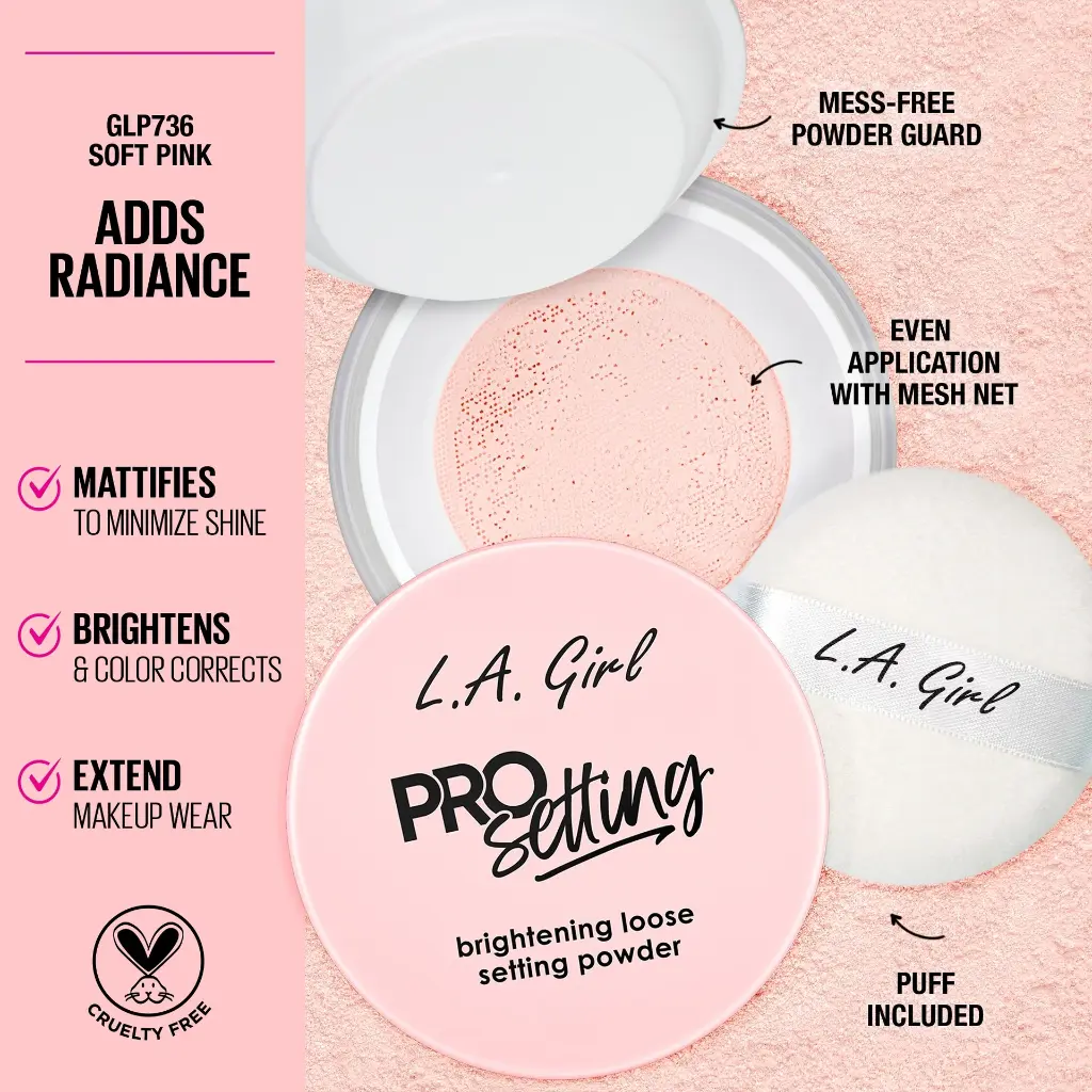L.A. Girl Loose Setting Powder Soft Pink
