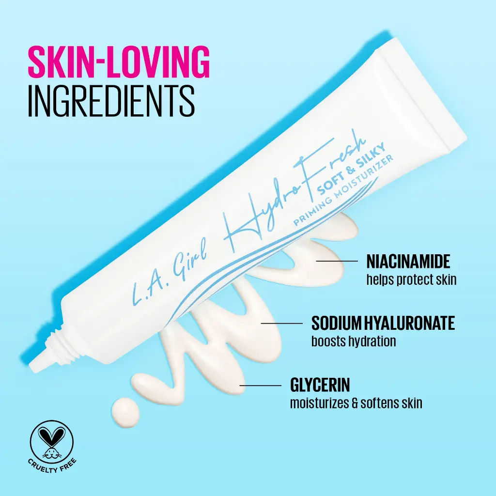 L.A. Girl Clean Hydrate & Set Hydro Fresh Soft & Silky Priming Moisturizer                    