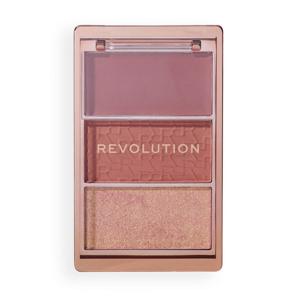 Revolution Blush Icon Palette Aura Points Rose