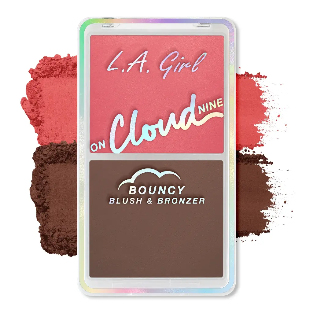 L.A Girl Bouncy Blush & Bronzer-Dreamy Pink
