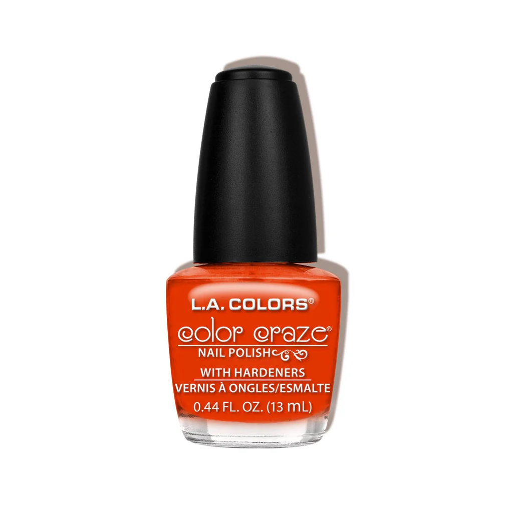 L.A. COLORS Color Craze Nail Polish Moody Red