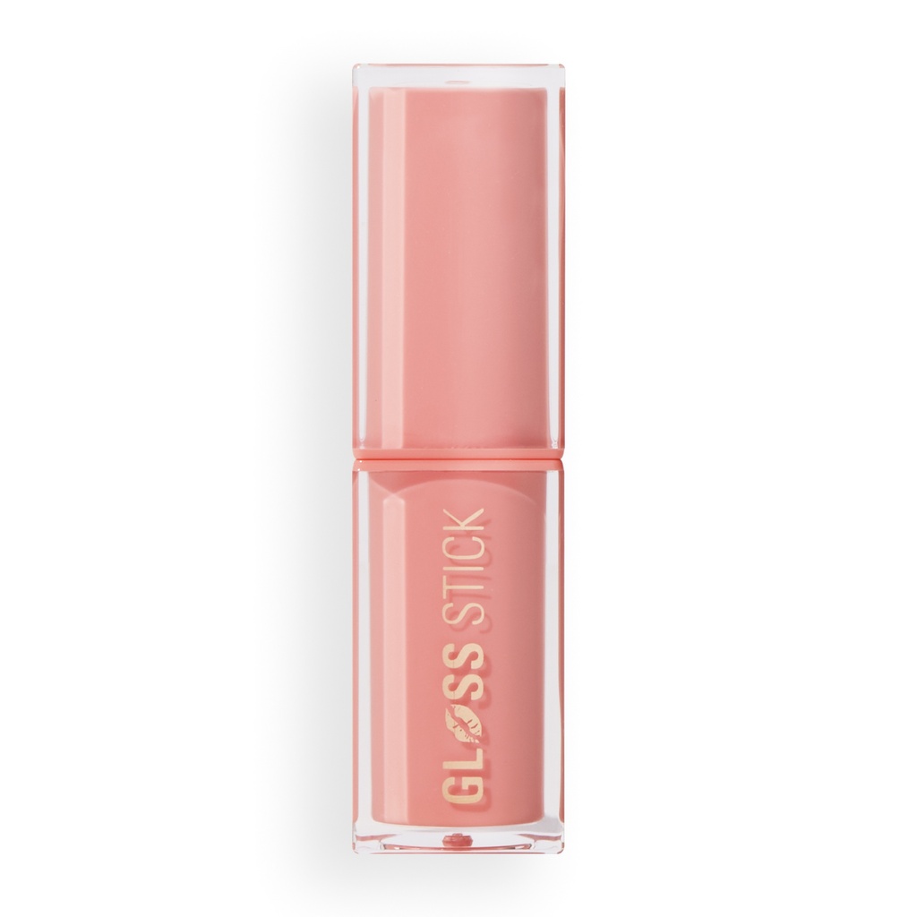Revolution Pout Lip Gloss Stick Shimmer Peach Sorbet Nude