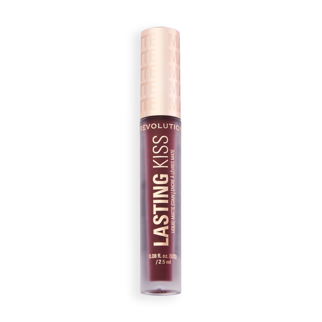 Revolution Lasting Kiss Liquid Lipstick Drama Pink