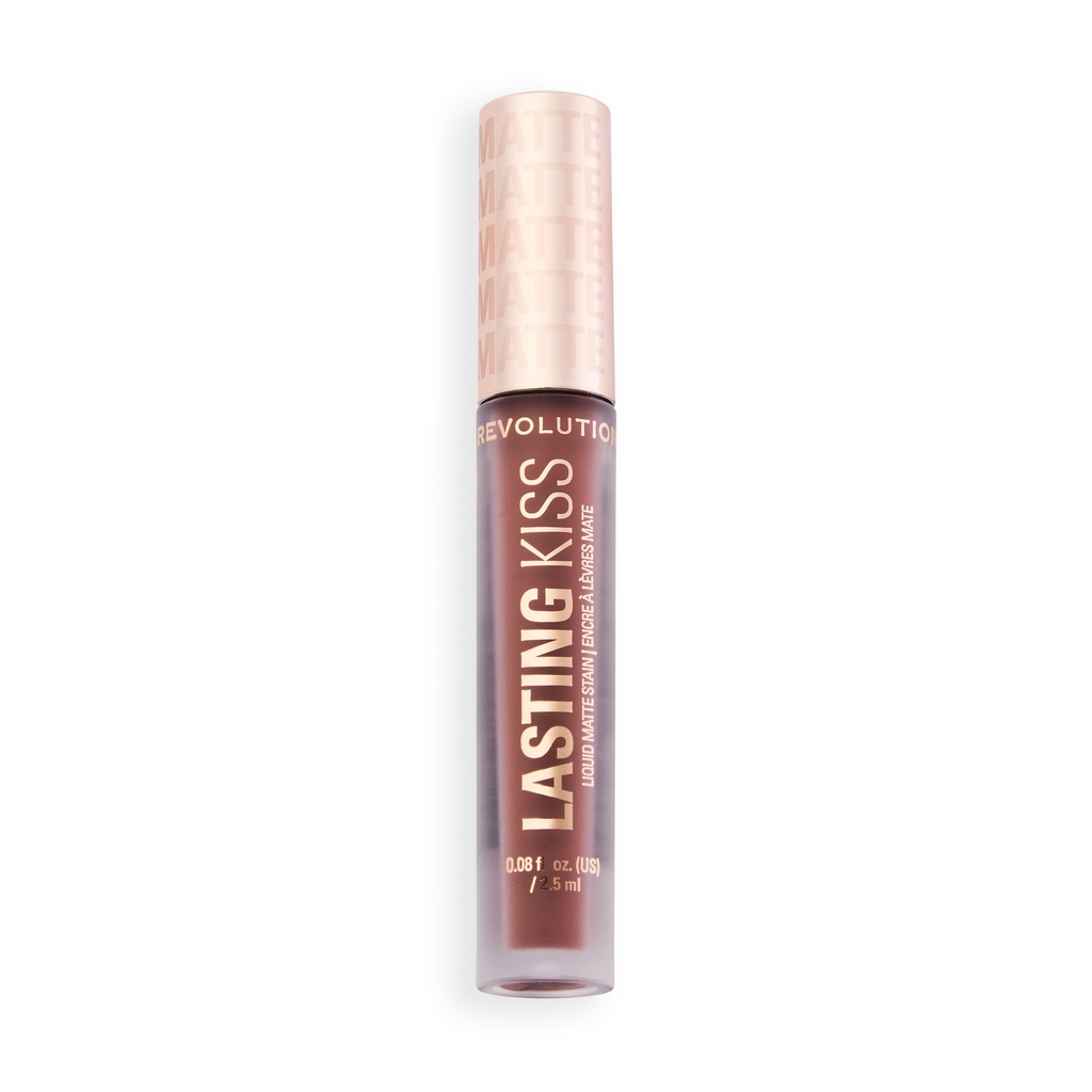 Revolution Lasting Kiss Liquid Lipstick Spiced Brown
