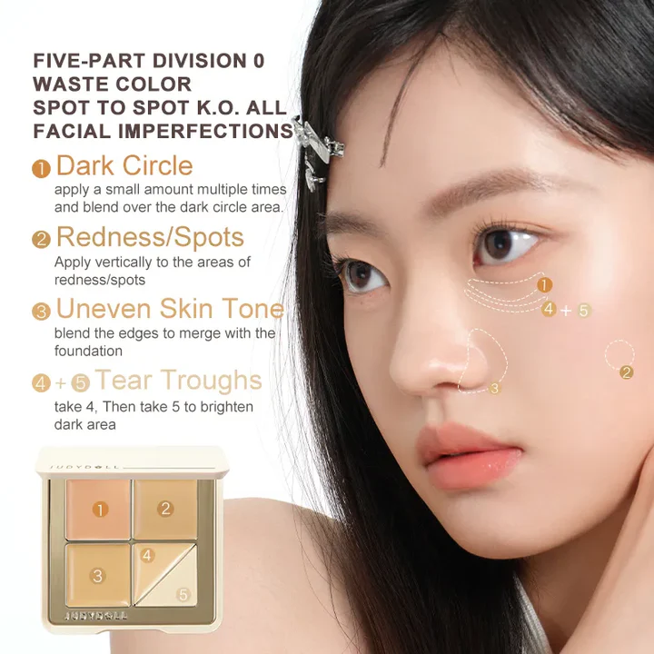 Judydoll Cloud-Touch Concealer Palette#02