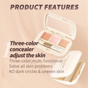 Judydoll Three-Color Concealer Palette 02