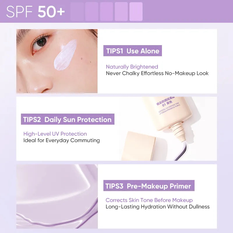 Judydoll Uv Defense Tone Up Cream Primer 01 Purple