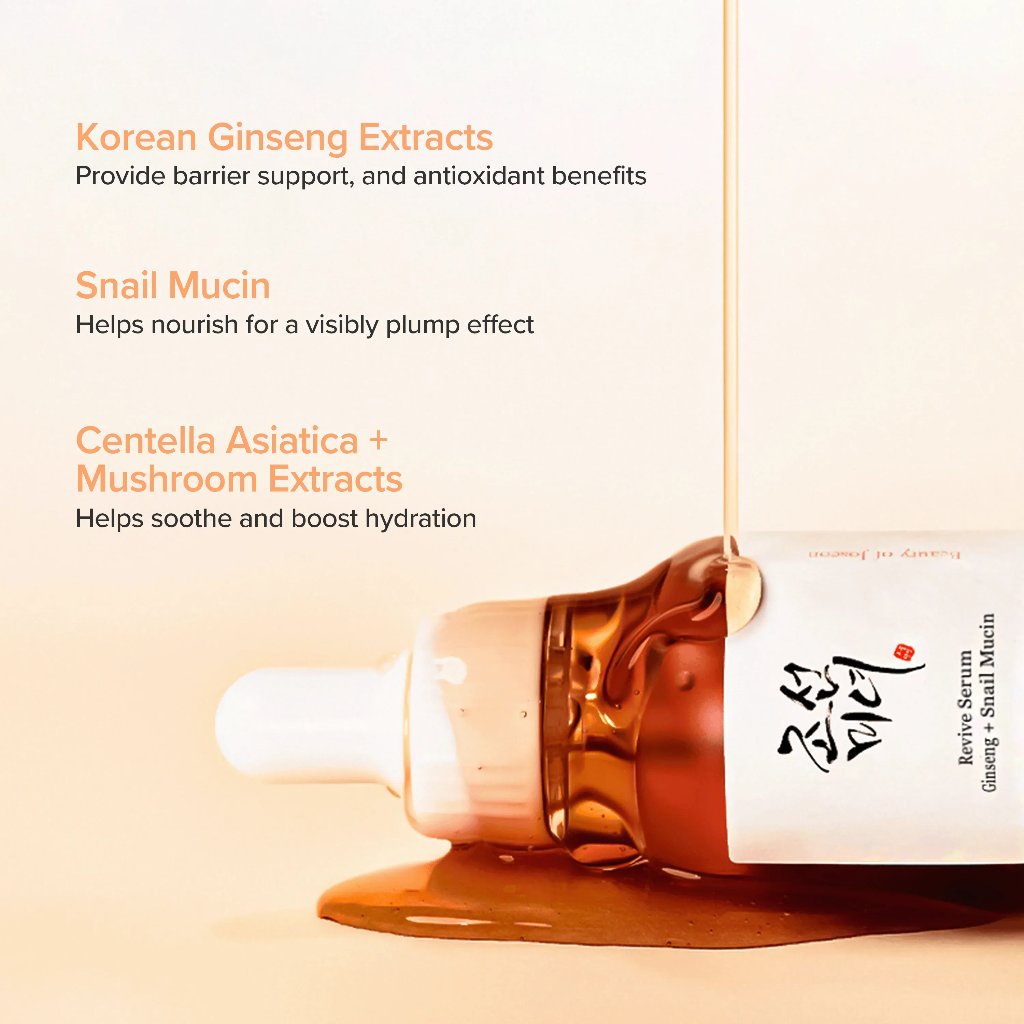 Beauty of Joseon Revive Serum : Ginseng + Snail Mucin 30ml