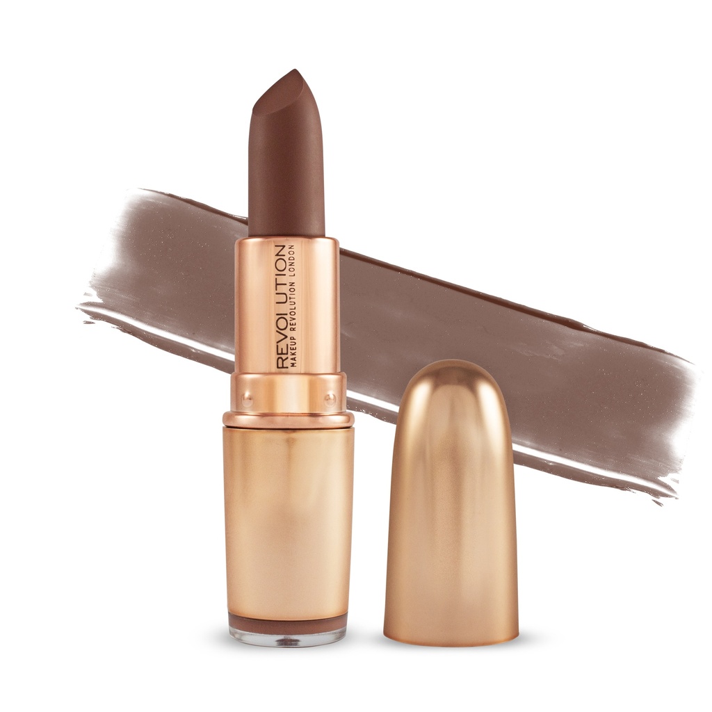 Makeup Revolution Iconic Matte Nude Revolution Lipstick Inclination