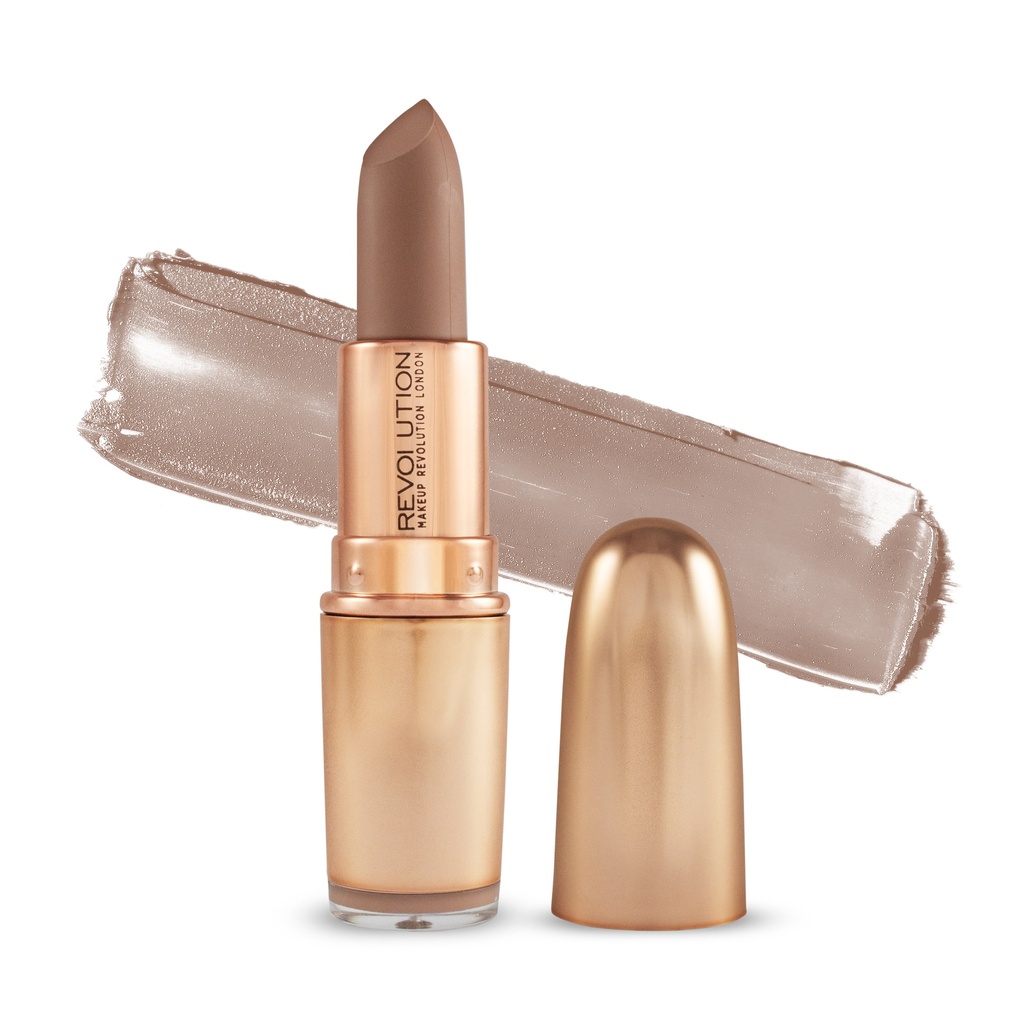 Makeup Revolution Iconic Matte Nude Revolution Lipstick Wishful