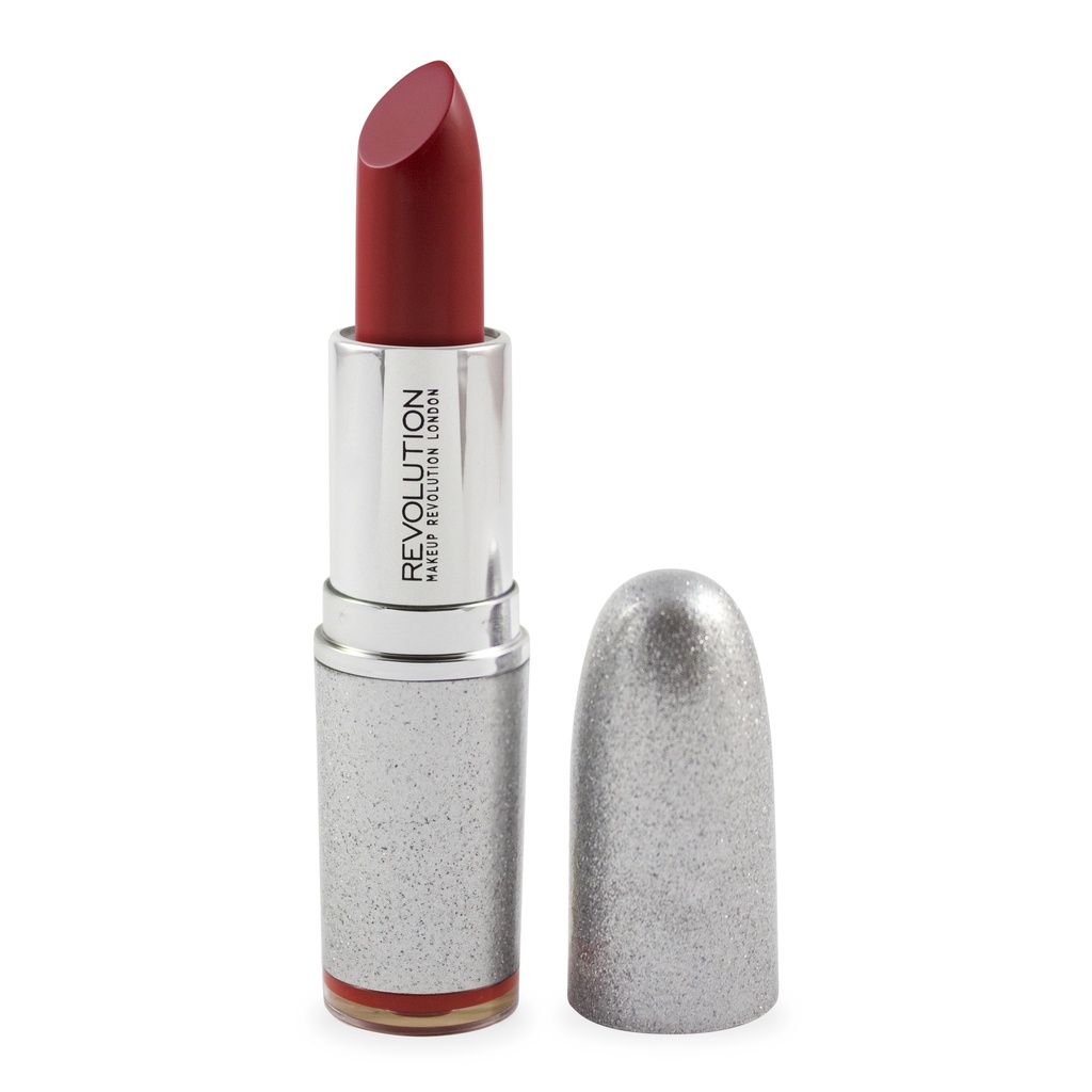 Makeup Revolution Life on the Dancefloor after party lipstick not going home V4