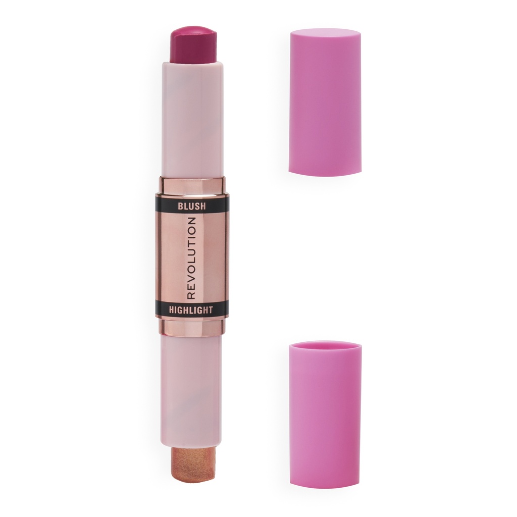 Revolution Blush & Highlight Stick Champagne Shine