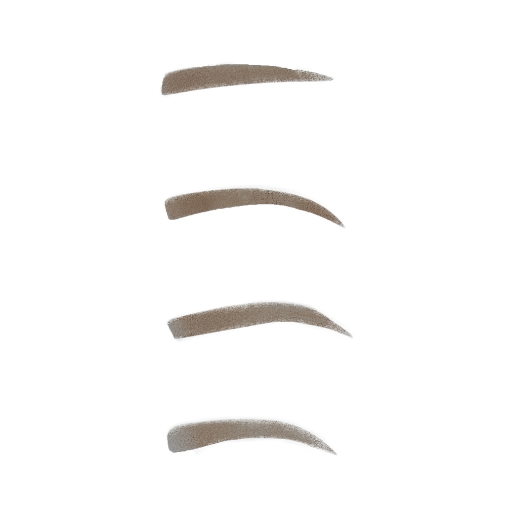 Revolution Brow Powder Stamp & Stencil Kit Dark Brown