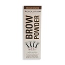 Revolution Brow Powder Stamp & Stencil Kit Dark Brown