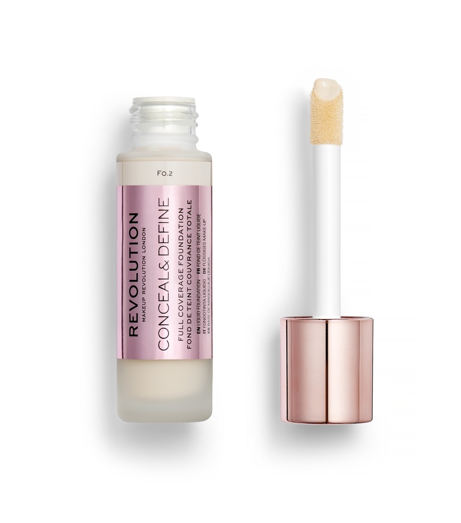 Revolution Conceal & Define Foundation F0.2