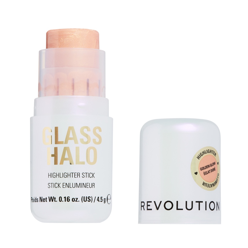 Revolution Glass Halo Highlighter Stick Golden Glow
