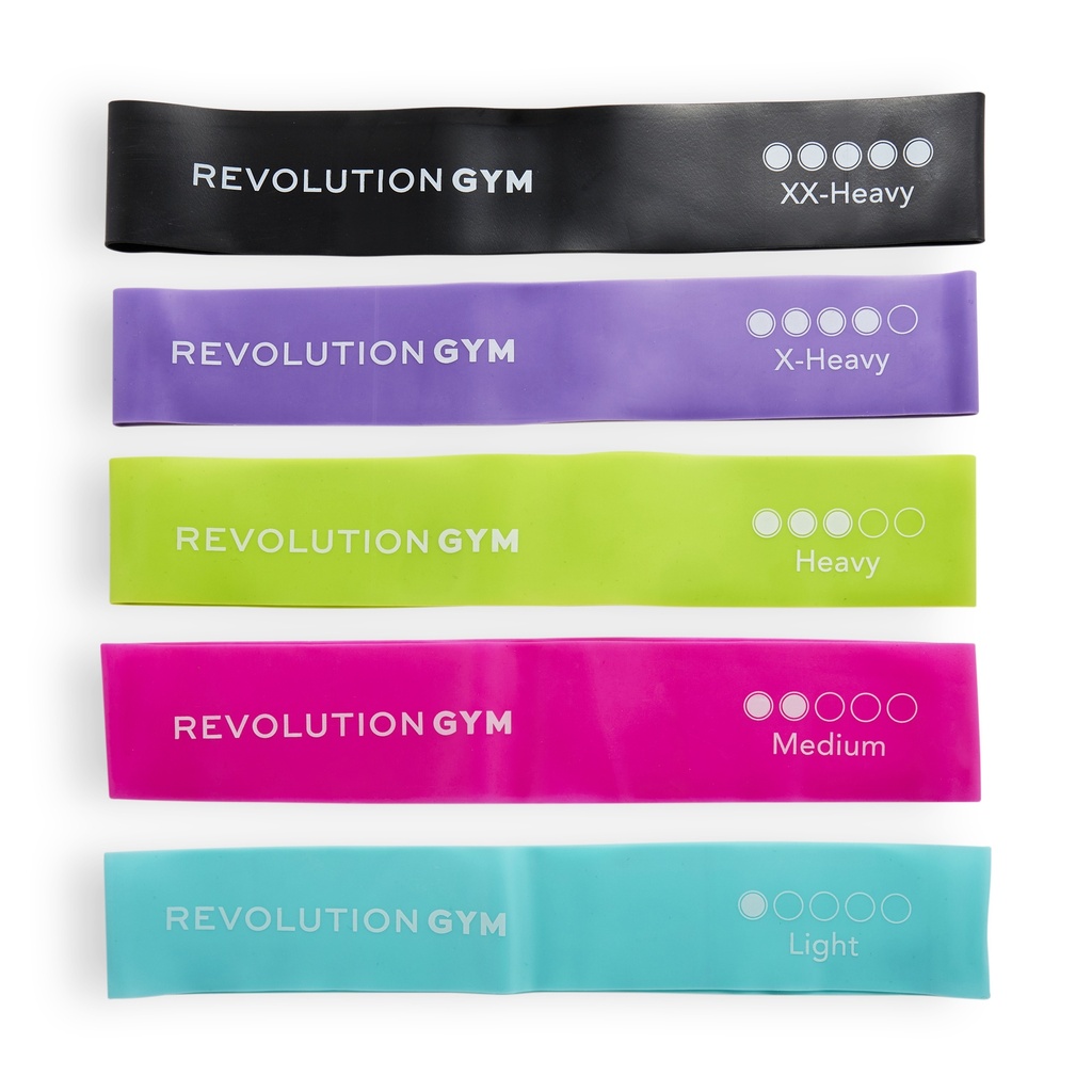 Revolution Gym Tone up Pack of 5 Resistance Bands