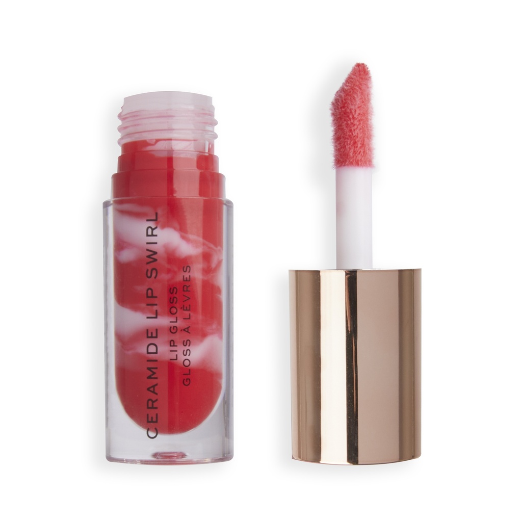 Revolution Lip Swirl Ceramide Gloss Bitten Red