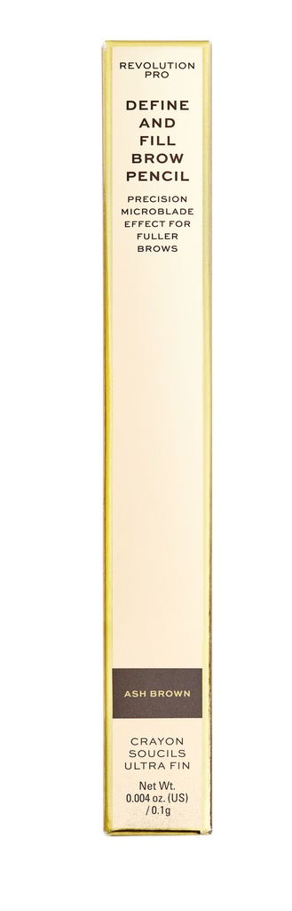 Revolution Pro Define and Fill Micro Brow Pencil Ash Brown