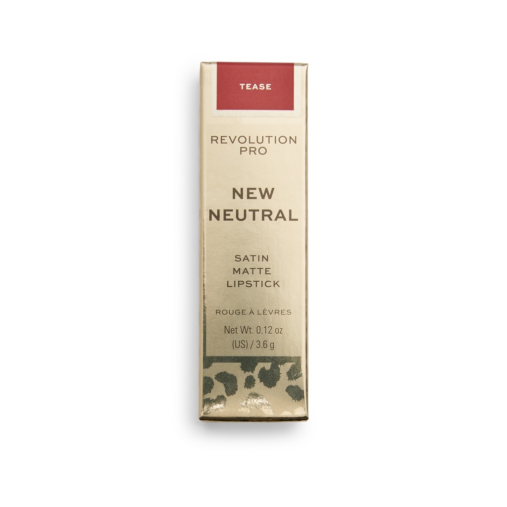 Revolution Pro New Neutral Satin Matte Lipstick Tease