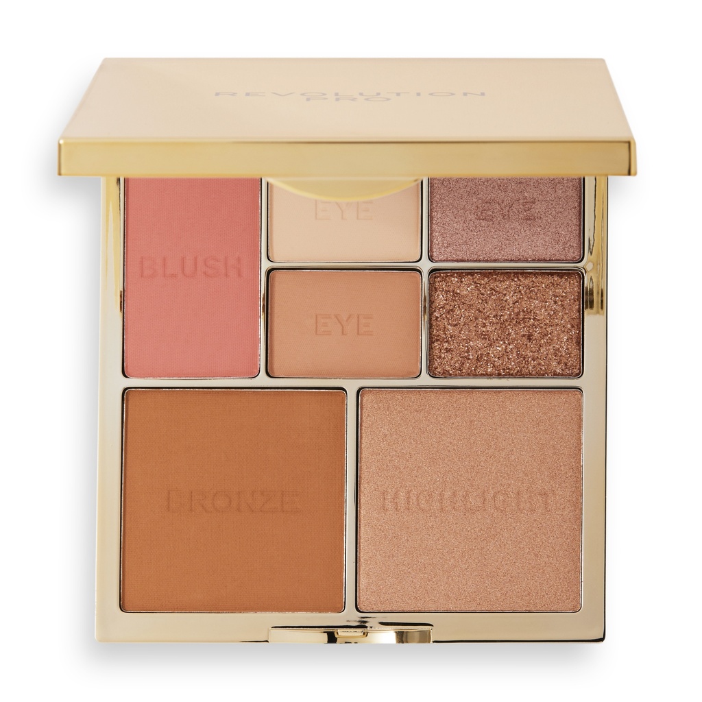Revolution Pro True Love Eye & Cheek Palette Light-Medium