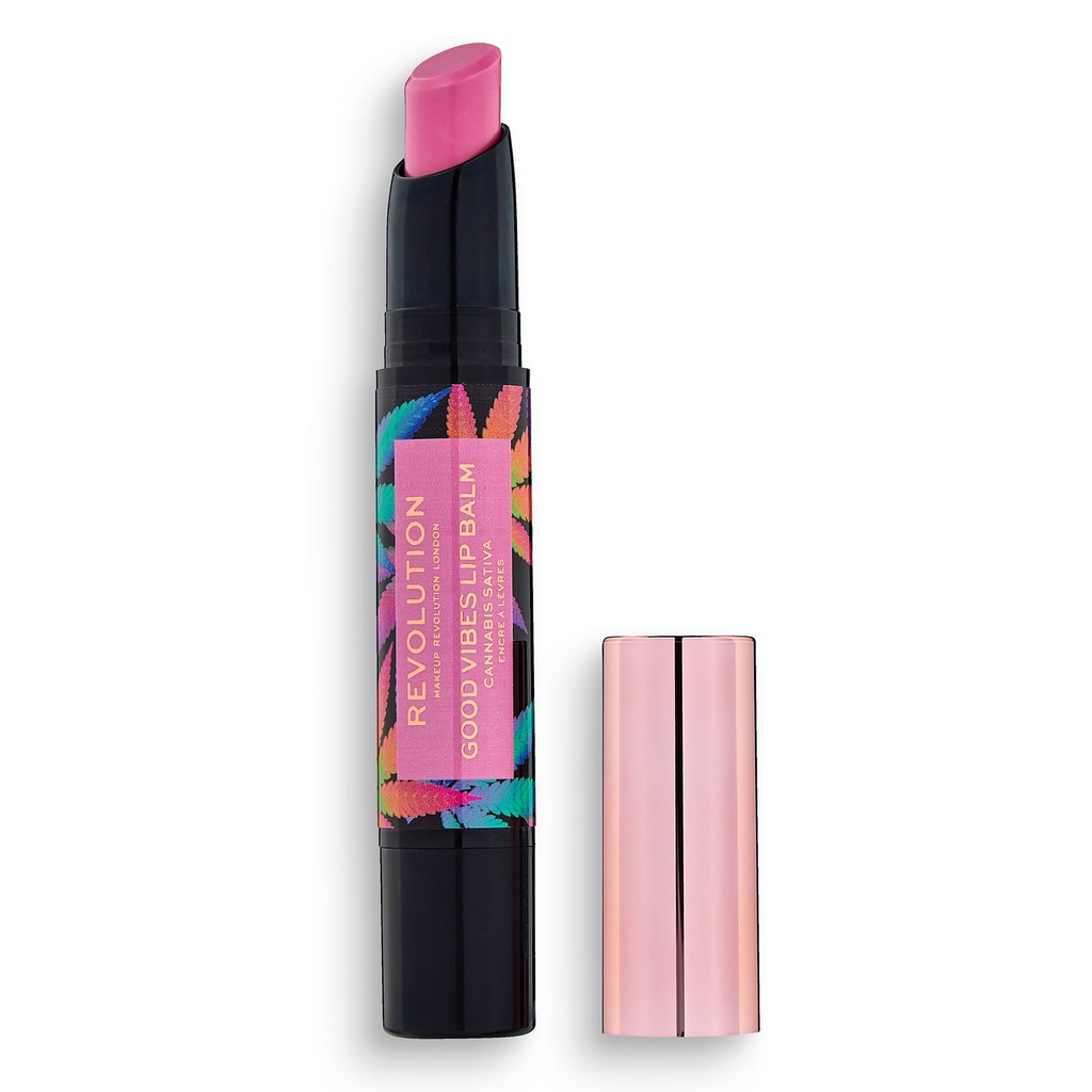 Revolution Lip Nourishing Tint with cannabis sativa Pink