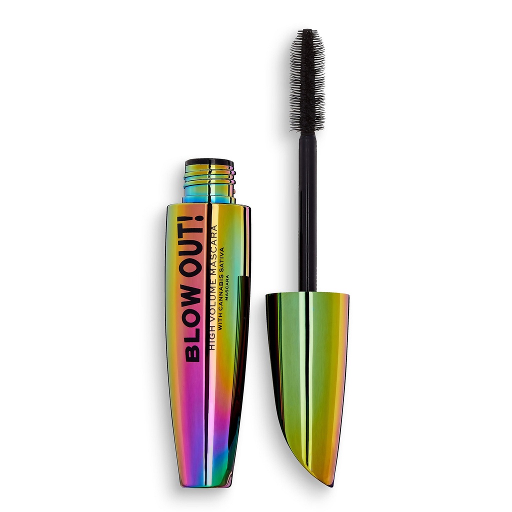 Revolution Blowout Mascara with cannabis sativa