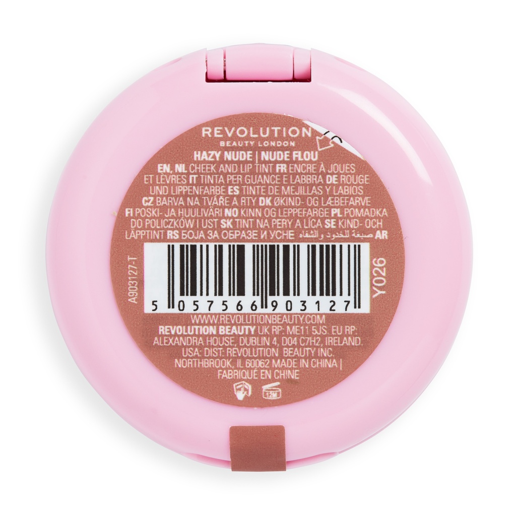 Revolution Bouncy Pudding Lip & Cheek Hazy Nude