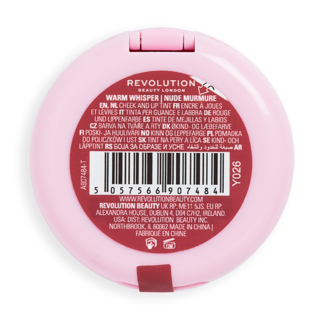 Revolution Bouncy Pudding Lip & Cheek Warm Whisper