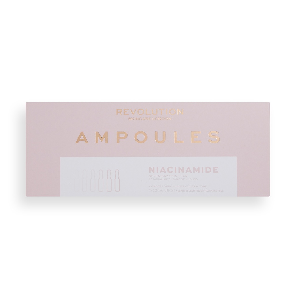 Revolution Skincare Niacinamide 7 Day Even Skin Plan Ampoules