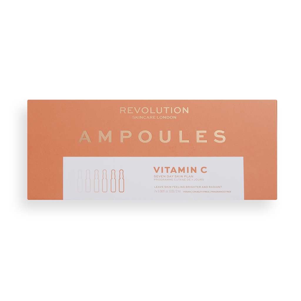Revolution Skincare Vitamin C 7 Day Brightening Skin Plan Ampoules